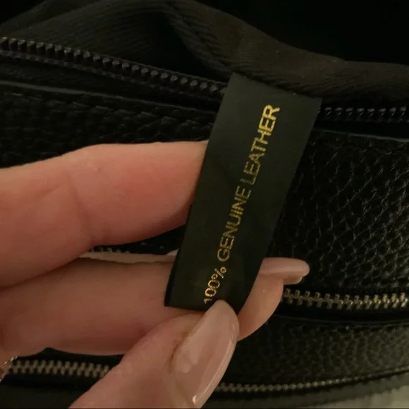 Rebecca Minkoff Beautiful!!! Mini Zip Rocker Leather Crossbody Bag - Picture 8 of 9